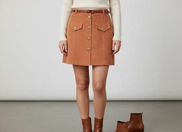 spódnice zamszowa allegro: Spódnica damska, rozmiar S — 1