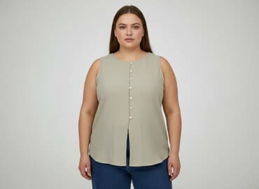 bluzki wyszczuplające sylwetkę: Top damski, rozmiar 4XL — 6