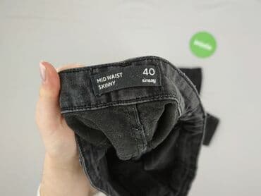 sinsay szerokie spodnie jeansowe: Sinsay, Jeansy damskie, rozmiar M — 4