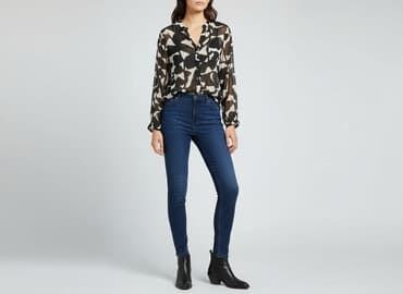 czarna bluzka koronkowa zara: Zara, Bluzka damska, rozmiar S — 6