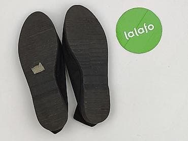 klapki yezzy: Czarne damskie mokasyny/loafery - Rozmiar: 38 (oznaczenie na — 4