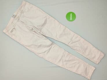 jaka bluzka do różowych spodni: Material trousers for women, size L — 2