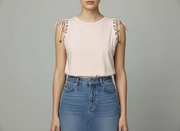 spódnica z bluzka na wesele: Women's blouse, size S — 1