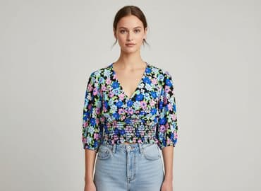 bershka body czarne: Bershka, Bluzka damska, rozmiar XS — 7