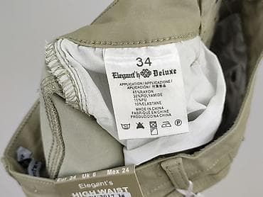 dżinsy moda: ELEGANTE, Spodnie materiałowe damskie, rozmiar XS — 5