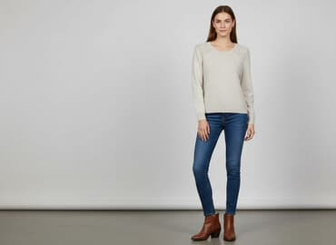 cocomore swetry damskie: Indigo, Sweter damski, rozmiar M — 6