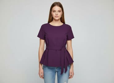 shein sukienka fioletowa: Shein, Bluzka damska, rozmiar S — 7