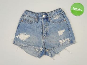 krótkie spodenki z wysokim stanem sklep: H&M, Szorty damskie, rozmiar XS — 2