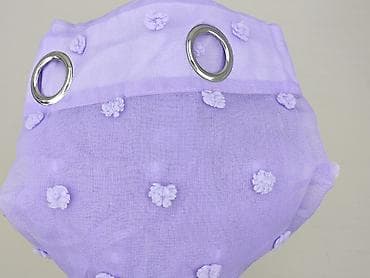 second hand household items: Fioletowa firana z przelotkami - Delikatny, półprzezroczysty woal w — 4