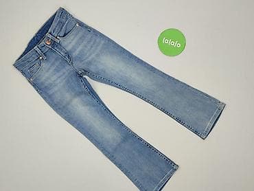niebieska bluza house: Spodnie jeansowe, H&M, 5-6 lat, 116, stan - Bardzo dobry — 2