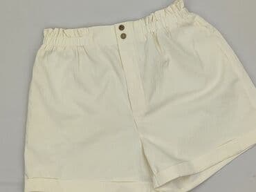 krótkie kremowe spodenki: Szorty damskie, rozmiar M — 1