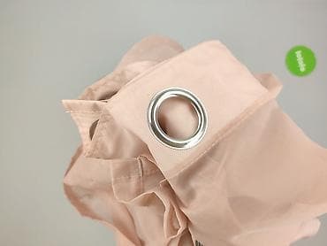 materiałowe: Firanki woalowe na przelotkach – pudrowy róż - Typ: lekkie — 5