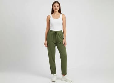 shein krótkie spodenki dla dzieci: Shein, Spodnie materiałowe damskie, rozmiar S — 6