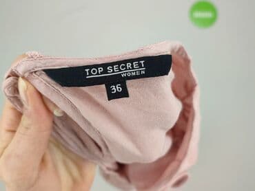 reserved białe bluzki: Top Secret, Women's blouse, size S (EU 36) — 4