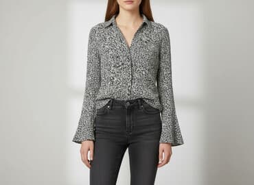 koszula niebieska hm: CAMAIEU, Koszula damska, rozmiar S — 6