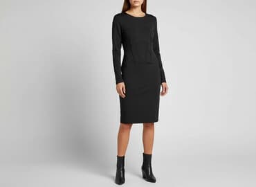 tanie czarne sukienki: NLY Trend, Women`s dress, size M — 1