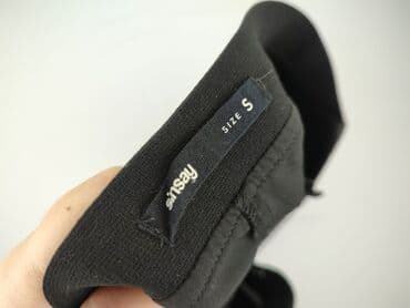 sinsay czarne spodnie z wysokim stanem: Sinsay, Spodnie materiałowe damskie, rozmiar S — 5