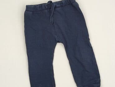 czarne spodnie woskowane: Sweatpants, Name it, 6-9 months, condition - Very good — 1