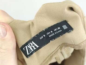 zara woskowane spodnie: Zara, Spodnie materiałowe damskie, rozmiar S — 4