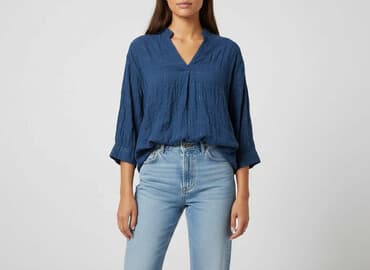 jaki kolor rajstop do granatowej sukienki: Moodo, Bluzka damska, L — 6