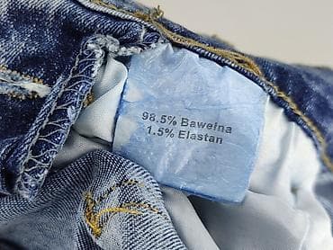 jeansy loose: SZACHOWNICA, Ogrodniczki damskie, rozmiar L — 5