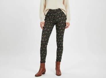 legginsy bawełniane damskie 3 4: Leggings, Legginsy Eleganckie damskie, rozmiar S — 1