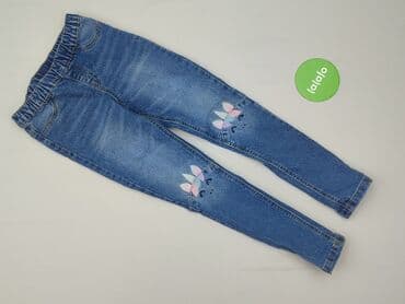 legginsy wysoki stan: Jeans, Little kids, 9 years, 128/134, condition - Perfect — 2