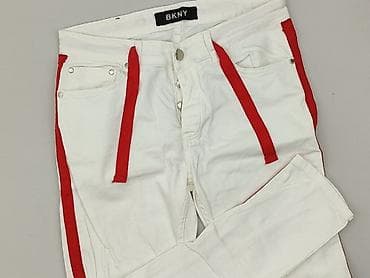 biale kombinezony: Jeansy damskie, rozmiar XS — 1