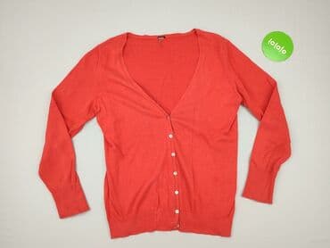 sweter z dekoltem v: Kardigan damski, rozmiar XL — 2