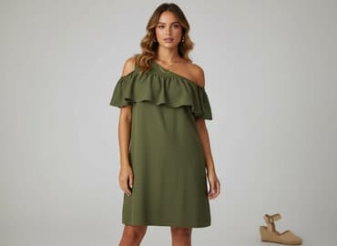 oliwkowa sukienka zara: Vubu, Sukienka damska, rozmiar L — 6