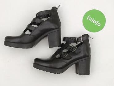 ochnik czarne klapki: Botki damskie, rozmiar 37 — 5