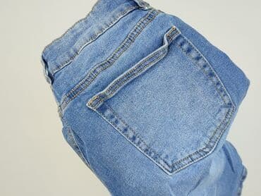 krótkie spodenki z wysokim stanem jeansowe: Beloved, Szorty damskie, S — 6