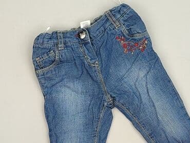 okee sukienki: Denim pants, Baby club, 3-6 months, condition - Very good — 1