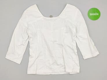 biała jedwabna bluzka damska: Bluzka damska, rozmiar S — 3