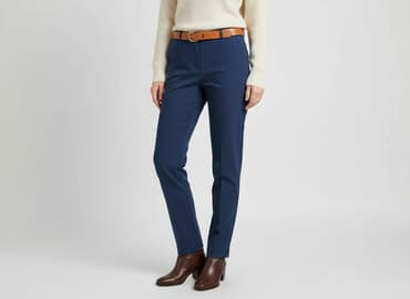 Spodnie: Viventy, Spodnie materiałowe damskie, M — 8