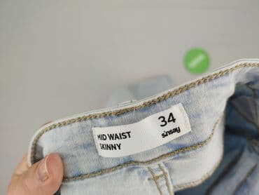 sinsay spodenki damskie jeans: Sinsay, Jeansy damskie, rozmiar XS — 4