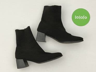 nieprzemakalne ocieplane buty zimowe z wysokimi cholewami: Botki damskie, rozmiar 37 — 2