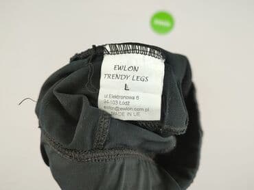 legginsy woskowane wysoki stan: Leggings, Legginsy Sportowe damskie, L — 4