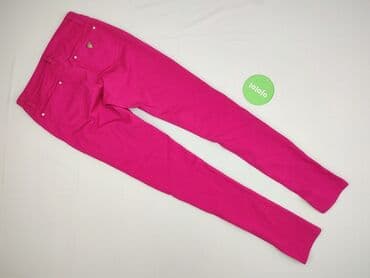 różowe jeansy damskie: Jeansy damskie, rozmiar L — 3