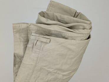 beżowe buty na koturnie ccc: Stradivarius, Spodnie 3/4 damskie, rozmiar M — 5