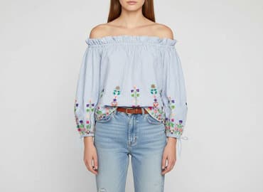 stradivarius bluzki z długim rękawem: Stradivarius, Bluzka damska, rozmiar S — 7