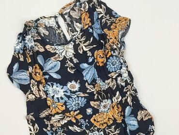 bluzka z kwiatem 3d h: H&M, Women's blouse, size S (EU 36) — 1