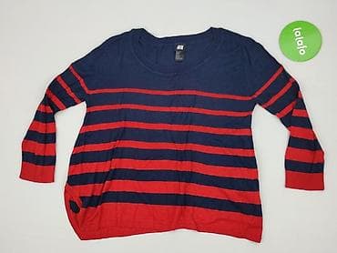 niebieski sweter hm: H&M, Sweter damski, rozmiar S — 2