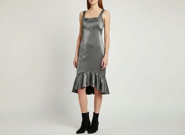 deichmann srebrne buty: Sukienka damska, rozmiar S — 6