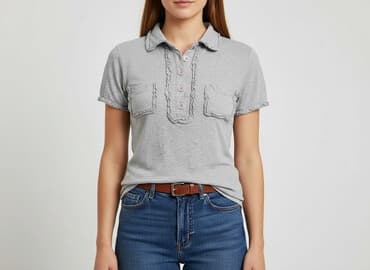 janina stretch t shirt: Women`s polo shirt, size S — 6