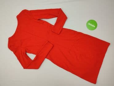 czerwona sukienki plus size: H&M Basic, Sukienka damska, rozmiar XS — 3