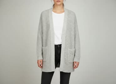 skarpeta świąteczna szara: House, Kardigan damski, rozmiar XS w lalafo.pl — 6 skarpeta świąteczna szara: House, Kardigan damski, rozmiar XS — 6