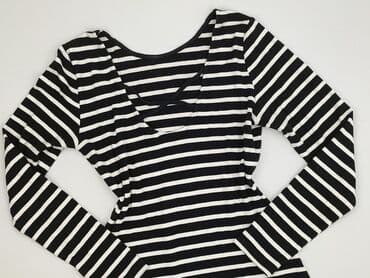 bluza w czarno biale paski: ONLY, T-shirt damski, rozmiar M — 1