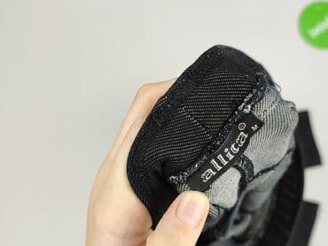 srebrne legginsy: Legginsy Eleganckie damskie, rozmiar M — 4