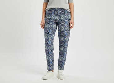 podgrzewane kapcie usb: Spodnie materiałowe damskie, rozmiar M — 5